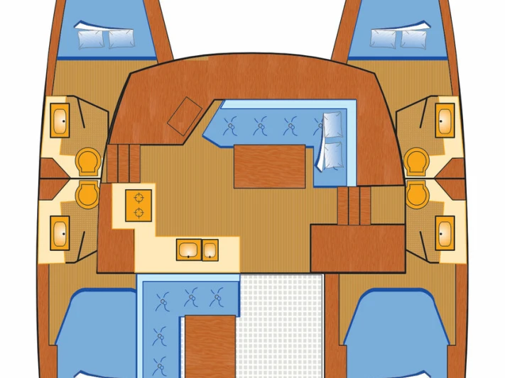 Pronájem lodi Fountaine Pajot Lucia 40 v Rogoznica na Samboatu