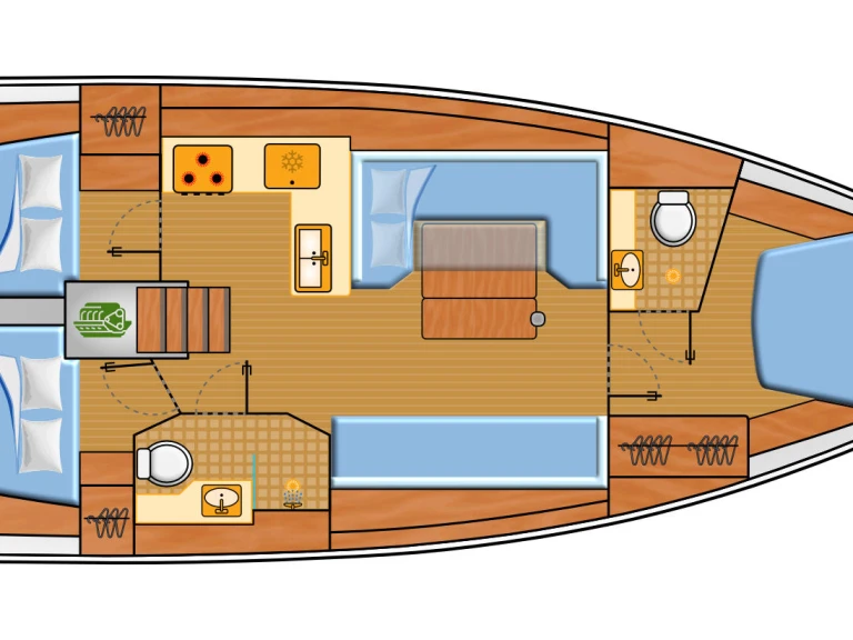 Pronájem Plachetnice Hanse s licencí