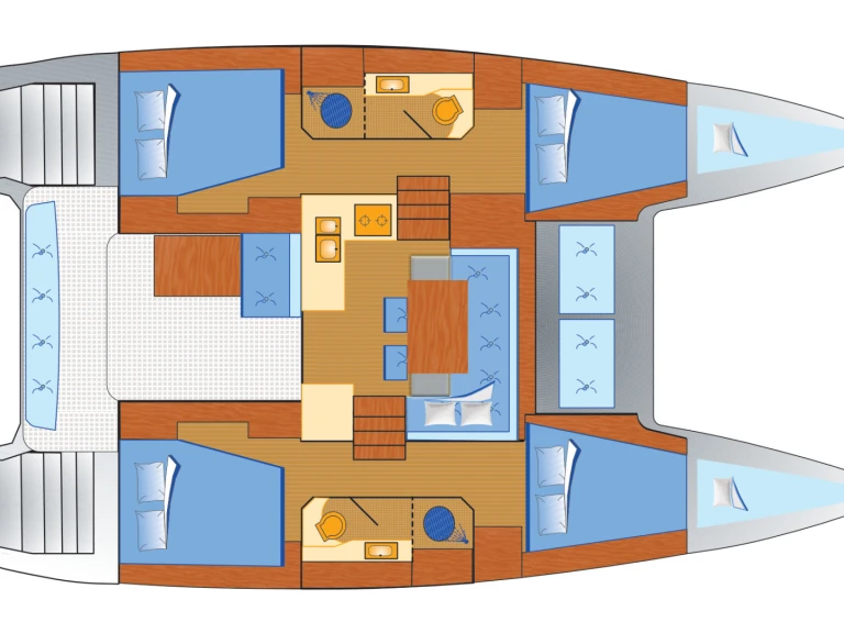 Pronájem Katamarán Lagoon s licencí