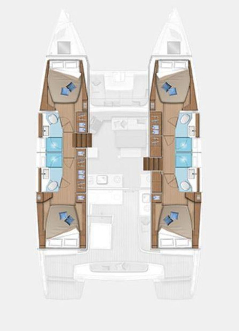 Pronájem lodi Lagoon Lagoon 46 v Gouvia na Samboatu