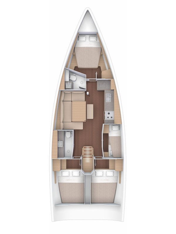 Dufour Dufour 430 jednotlivci a charterové společnosti v Primošten 