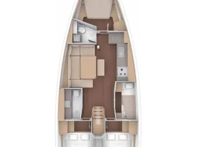 Dufour Dufour 430 jednotlivci a charterové společnosti v Primošten 