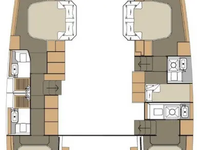 Pronájem Katamarán Dufour s licencí