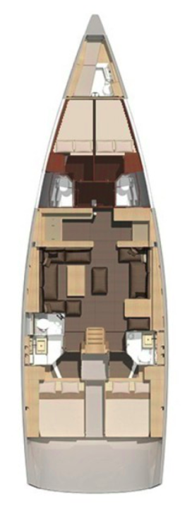 Pronájem Plachetnice v Primošten  -Dufour Dufour 560 Grand Large