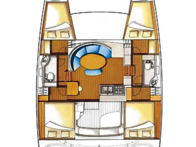 Pronajmout Katamarán se skipperem či ne Lagoon v Punat