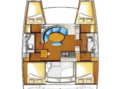 Pronajmout Katamarán se skipperem či ne Lagoon v Punat