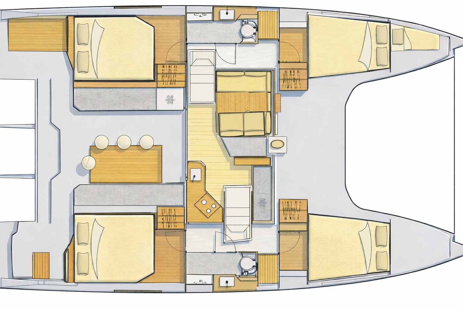 Pronajmout si Nautitech Nautitech 40 v Punat