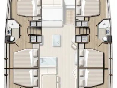 Pronájem lodi Bali Bali 5.4 v Rogoznica na Samboatu