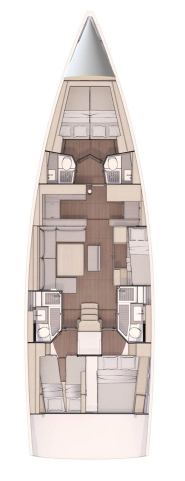 Pronajmout si Dufour Dufour 530 v Sukošan