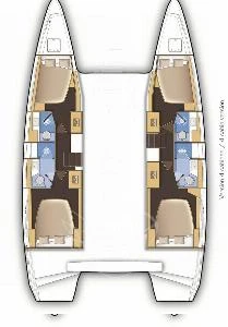 Pronájem Katamarán v Fethiye -Lagoon Lagoon 42