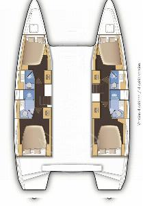 Pronájem Katamarán v Fethiye -Lagoon Lagoon 42