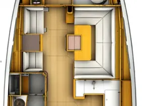 Pronájem Plachetnice v Komolac -Jeanneau Sun Odyssey 419