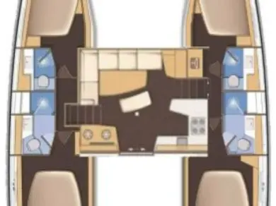 Pronájem jachty v Gouvia -Lagoon Lagoon 40 na Samboatu