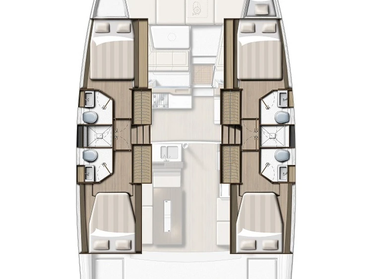 Pronájem lodi Kaštela lákavé ceny Bali 4.2