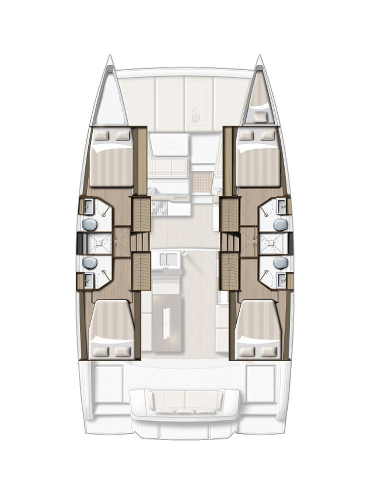 Pronájem lodi Kaštela lákavé ceny Bali 4.2