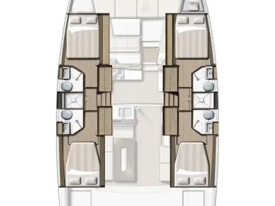 Pronájem lodi Kaštela lákavé ceny Bali 4.2