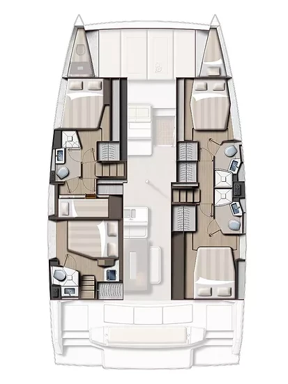 Pronájem lodi Bali Bali 4.6 v Sukošan na Samboatu