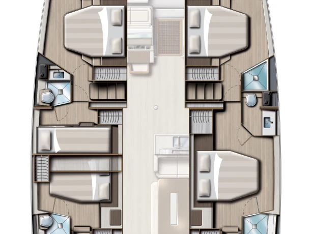 Pronájem Katamarán Bali s licencí