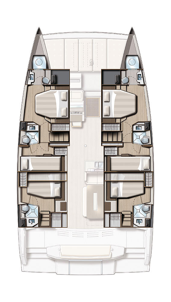 Pronájem lodi Kaštela lákavé ceny Bali 4.8