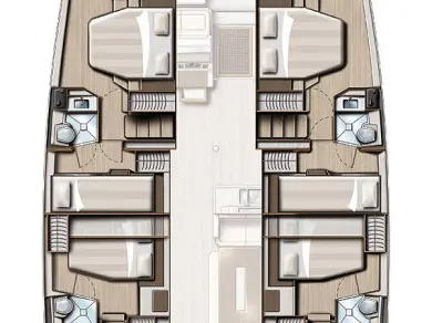 Pronájem lodi Kaštela lákavé ceny Bali 4.8