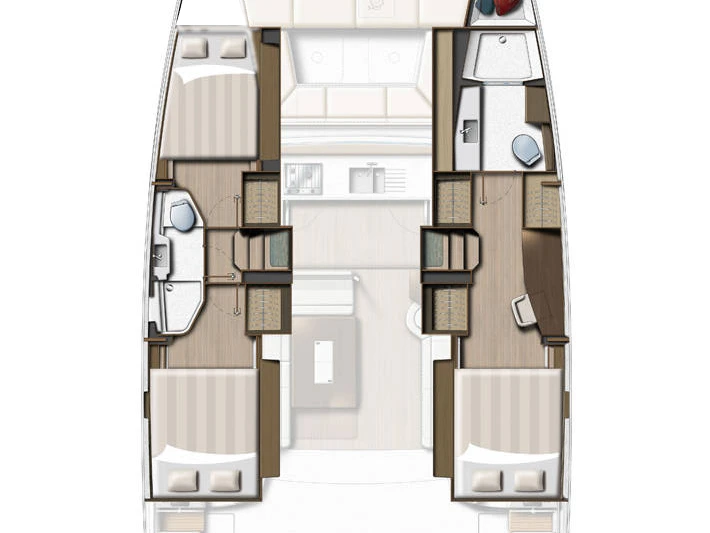 Pronajmout Katamarán se skipperem či ne Bali v Kaštela