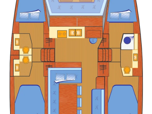 Pronájem Katamarán Bali s licencí