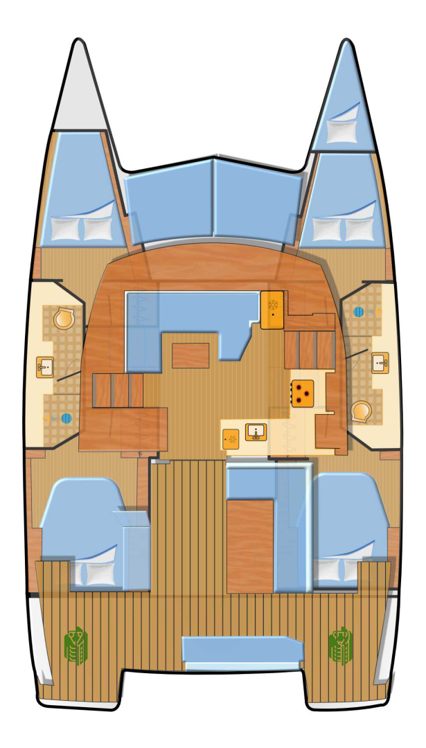 Pronajmout Katamarán se skipperem či ne Fountaine Pajot v Can Pastilla