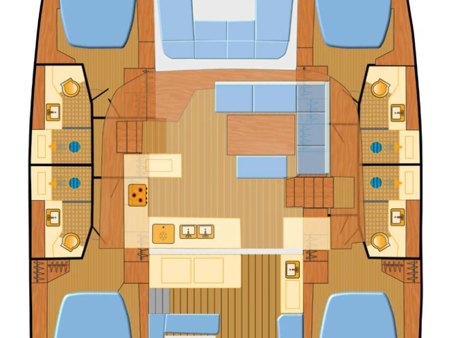 Pronájem lodi Can Pastilla lákavé ceny Lagoon 46