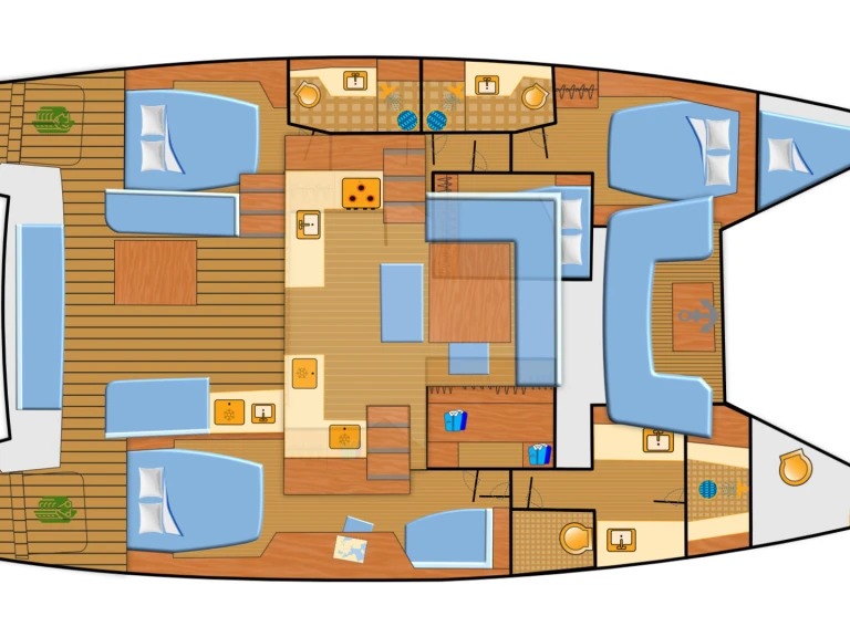 Pronájem Katamarán v Can Pastilla -Lagoon Lagoon 51