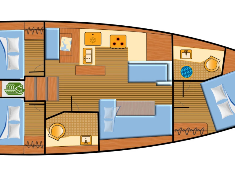 Pronájem Plachetnice v Palma de Mallorca -Jeanneau Sun Odyssey 410
