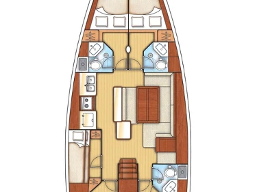Pronajmout si Bénéteau Oceanis 50 v Vlycho