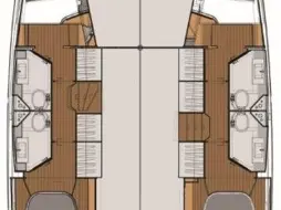 Pronájem Katamarán v Fethiye -Fountaine Pajot Astrea 42