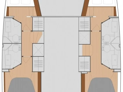 Pronájem Katamarán Fountaine Pajot s licencí