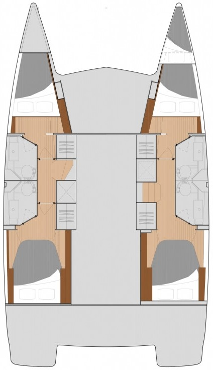 Pronájem Katamarán Fountaine Pajot s licencí