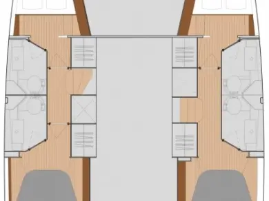 Pronájem Katamarán Fountaine Pajot s licencí