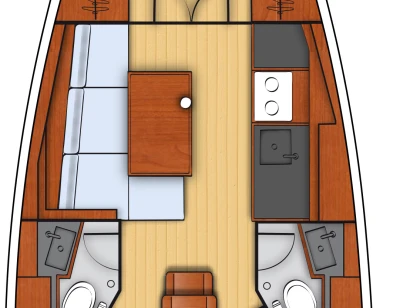 Pronajmout si Bénéteau Oceanis 38.1 v Fethiye