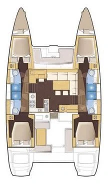 Pronájem jachty v Alimos -Lagoon Lagoon 450 na Samboatu