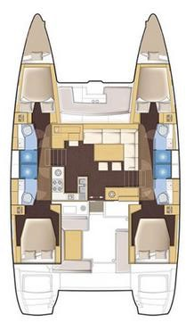 Pronájem jachty v Alimos -Lagoon Lagoon 450 na Samboatu