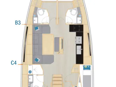 Pronájem lodi Hanse Hanse 460 v Fethiye na Samboatu