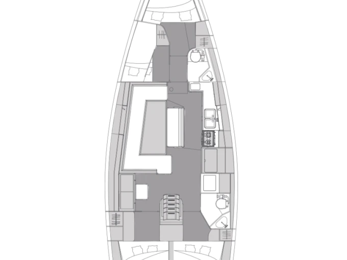 Pronájem jachty v Pirovac -Elan Impression 45.1 na Samboatu