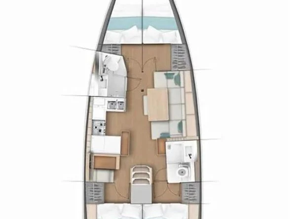 Pronájem lodi Gouvia lákavé ceny Sun Odyssey 440