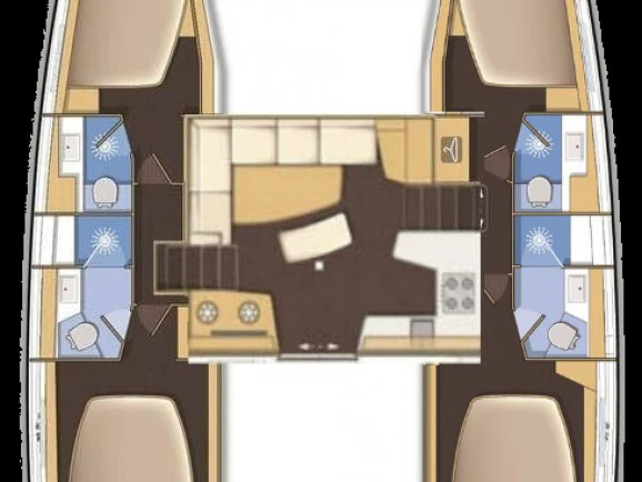 Pronájem jachty v Gouvia -Lagoon Lagoon 42 na Samboatu