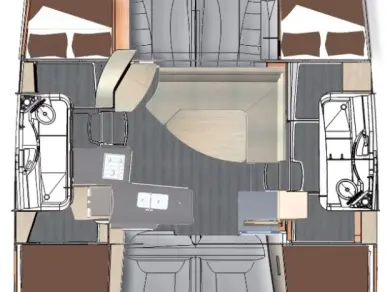 Fountaine Pajot Lipari 41 jednotlivci a charterové společnosti v Kaş