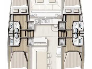 Pronájem Katamarán v Šibenik  -Bali Bali 4.1