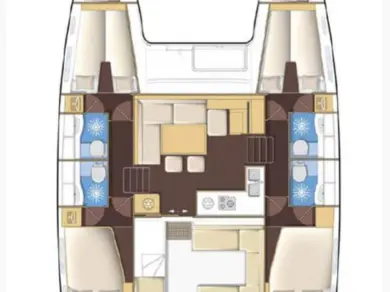 Pronajmout Katamarán se skipperem či ne Lagoon v Fethiye