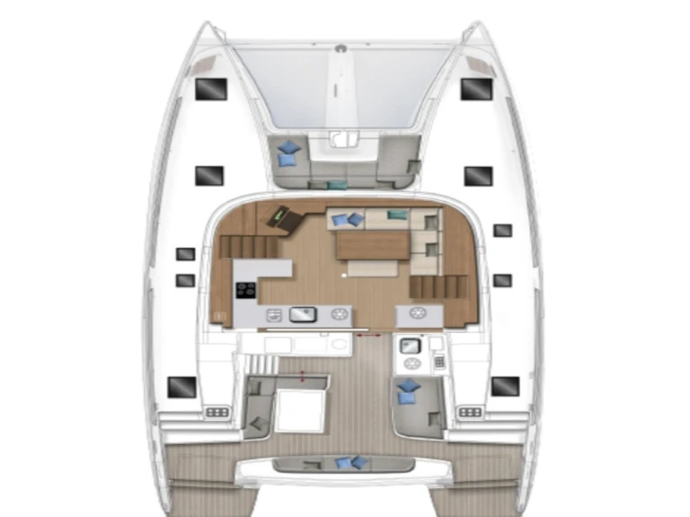 Pronájem Katamarán Lagoon s licencí