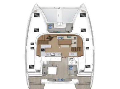 Pronájem Katamarán Lagoon s licencí