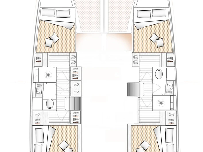 Pronájem Katamarán v Göcek  -Excess Excess 11