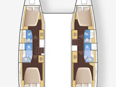 Pronajmout Katamarán se skipperem či ne Lagoon v Göcek 