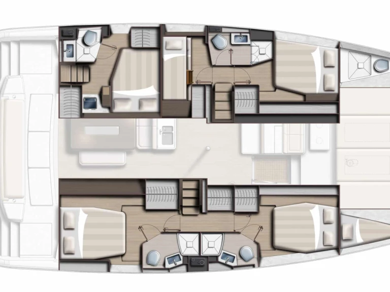 Pronajmout Katamarán se skipperem či ne Bali v Pirovac